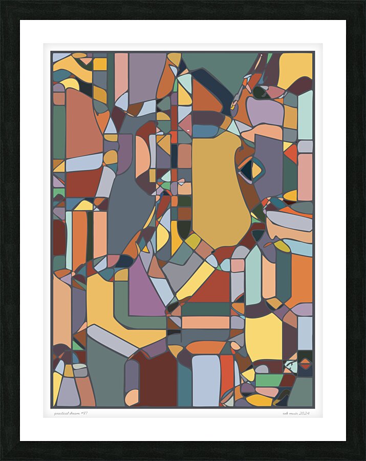 practical dream 87 Picture Frame print