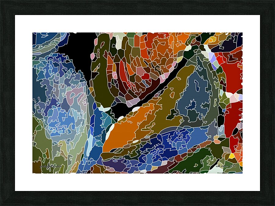 geological justice Picture Frame print