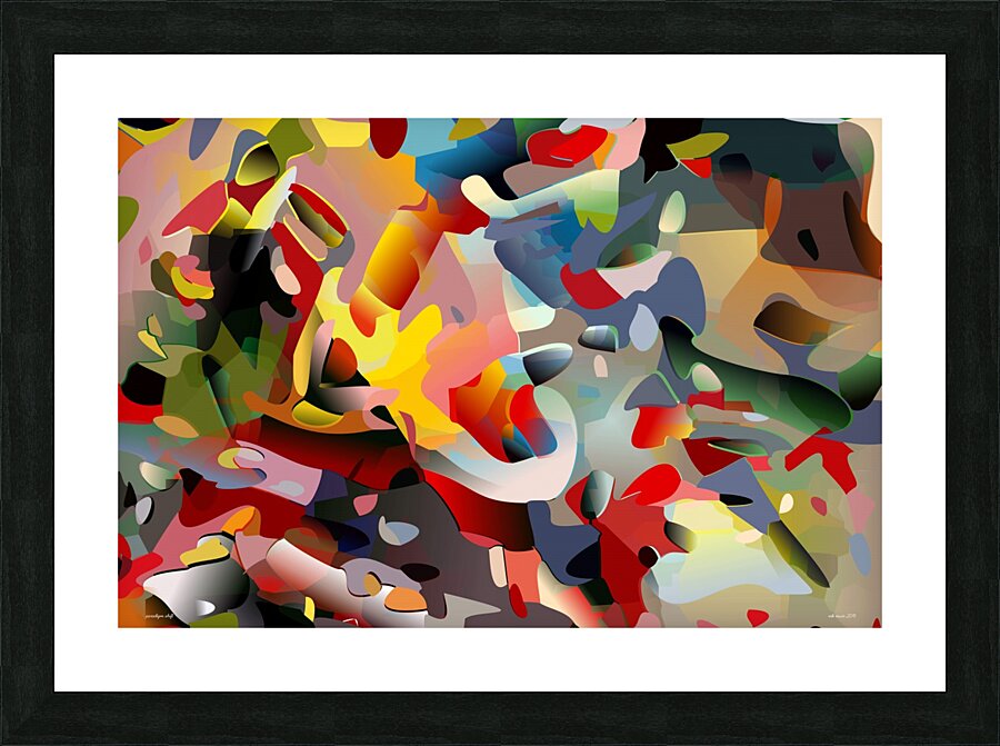 paradigm shift Picture Frame print