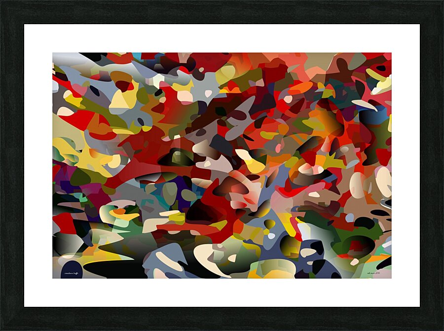 crosstown traffic Picture Frame print