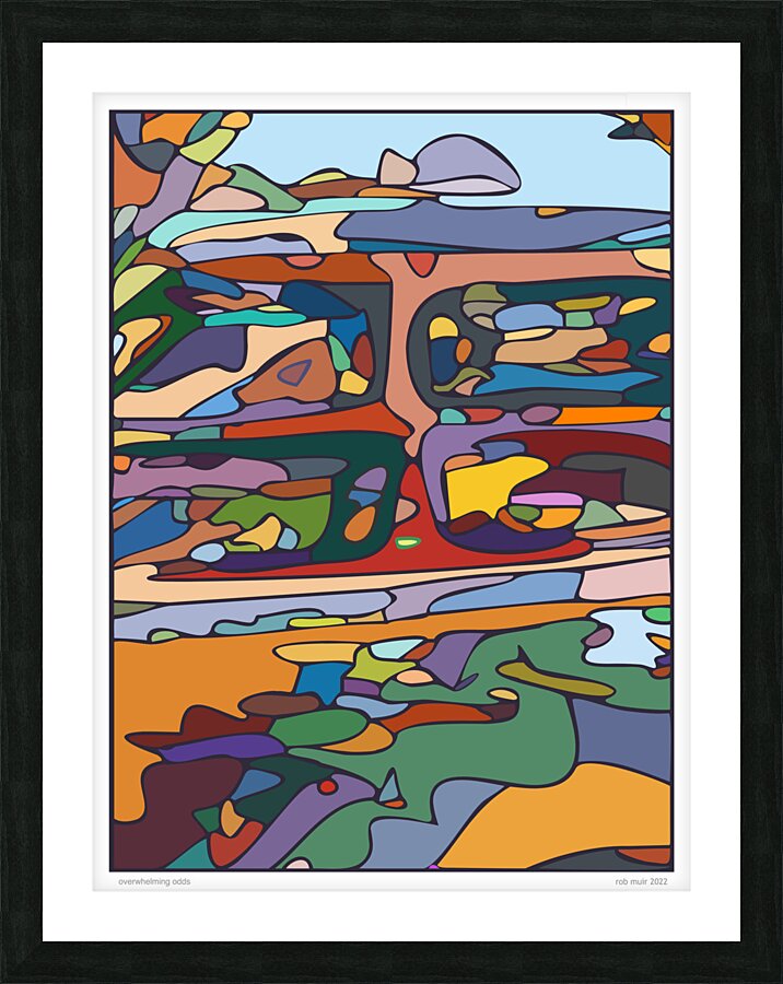 Overwhelming Odds Picture Frame print