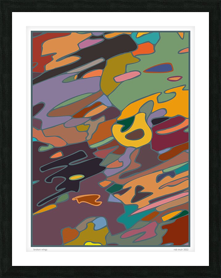 Broken Wings Picture Frame print