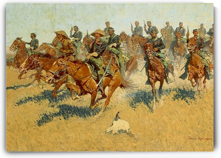 On The Southern Plains Western Art by Frederic Remington by Fabricci
