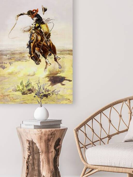 A Bad Hoss Western Art by Charles M Russell by Fabricci