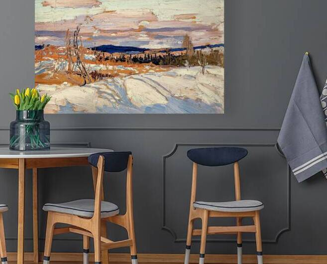 “Winter Sketch - Algonquin Park” Landscape by Canadian Tom Thompson by Fabricci