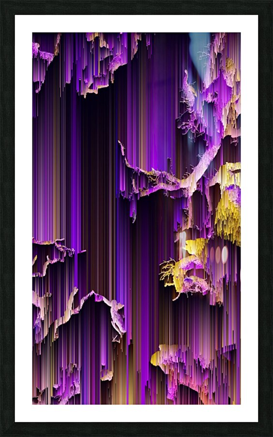 trees up Picture Frame print