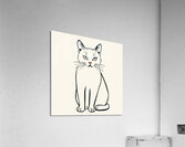 Cubist Cat Acrylic Print