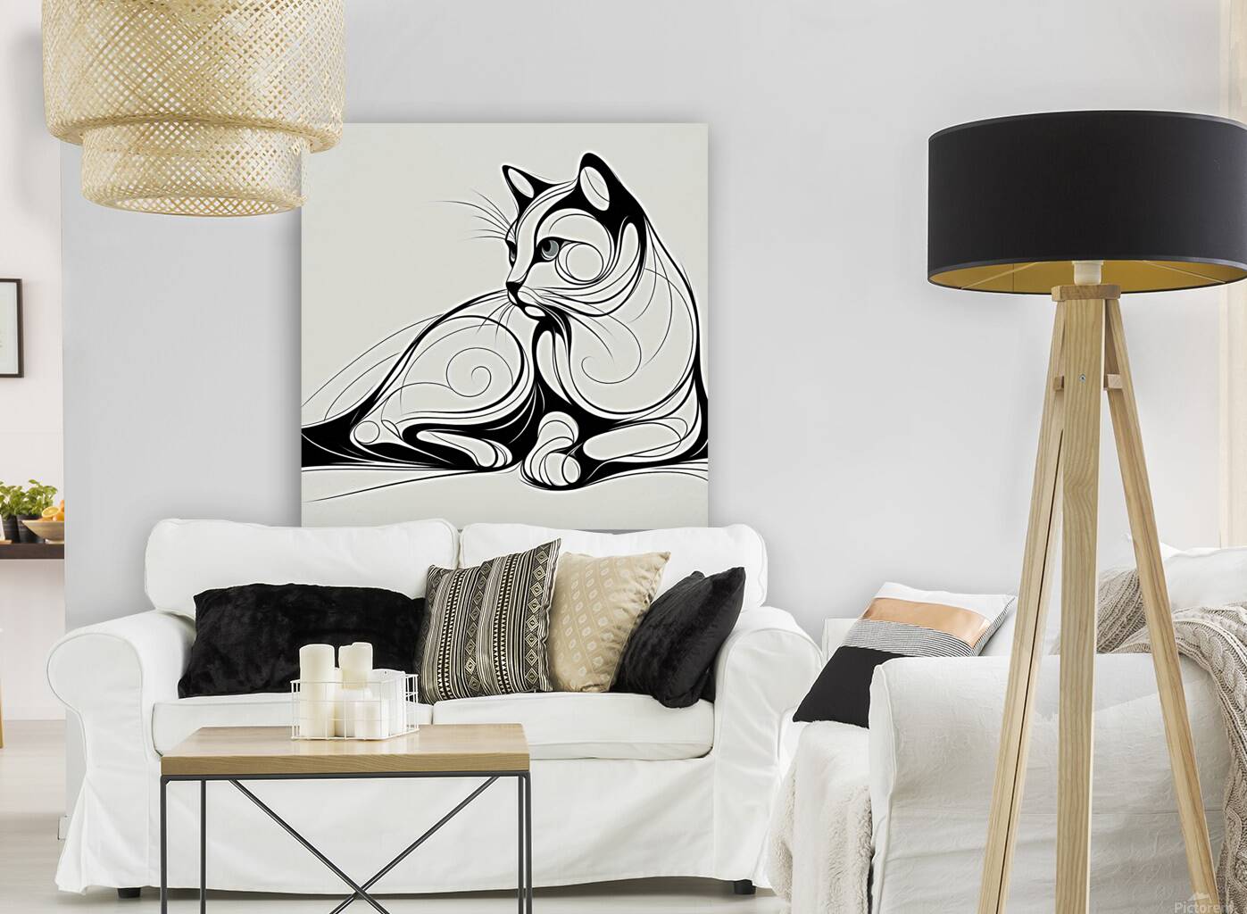 Abstract Cat Reproduction