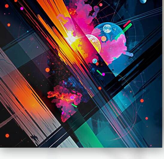 Abstract Cosmic Explosion by ArtWear