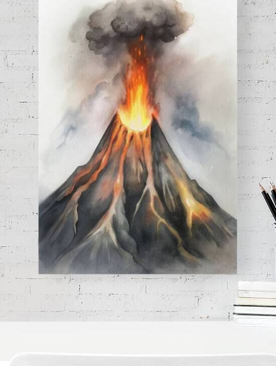 Fiery Awakening – Eruption of Nature’s Power by AMINESTORE