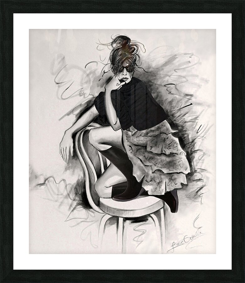 7498 - Gina  Picture Frame print