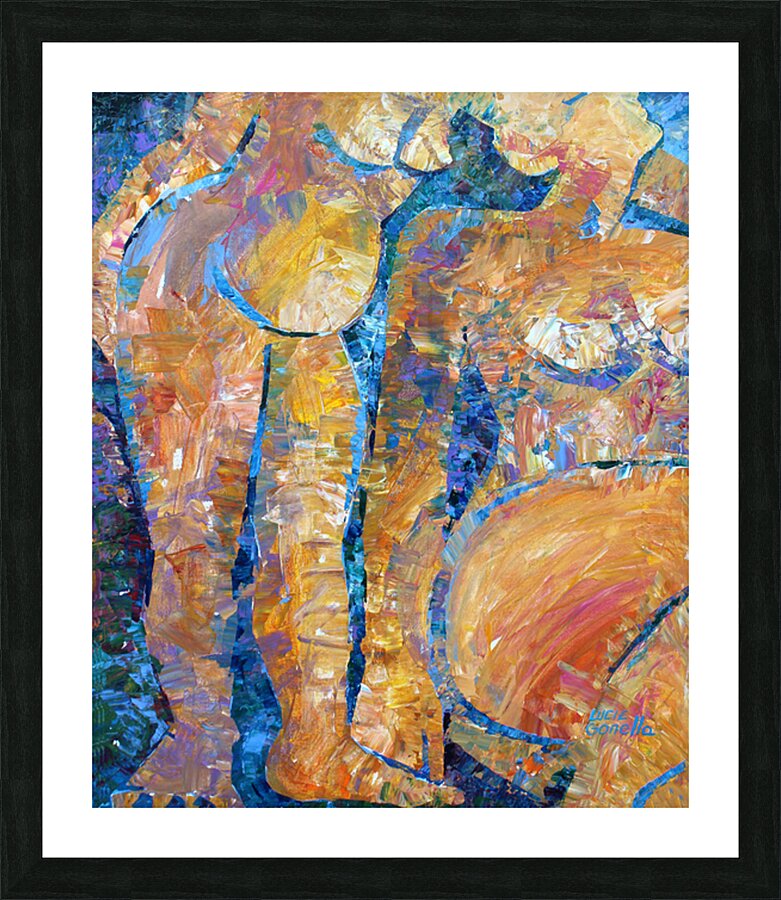 1008 - Mesdames Picture Frame print