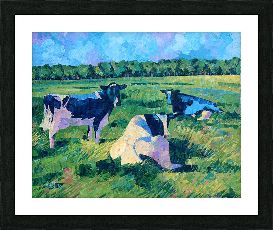 1013 - Les triplettes Picture Frame print