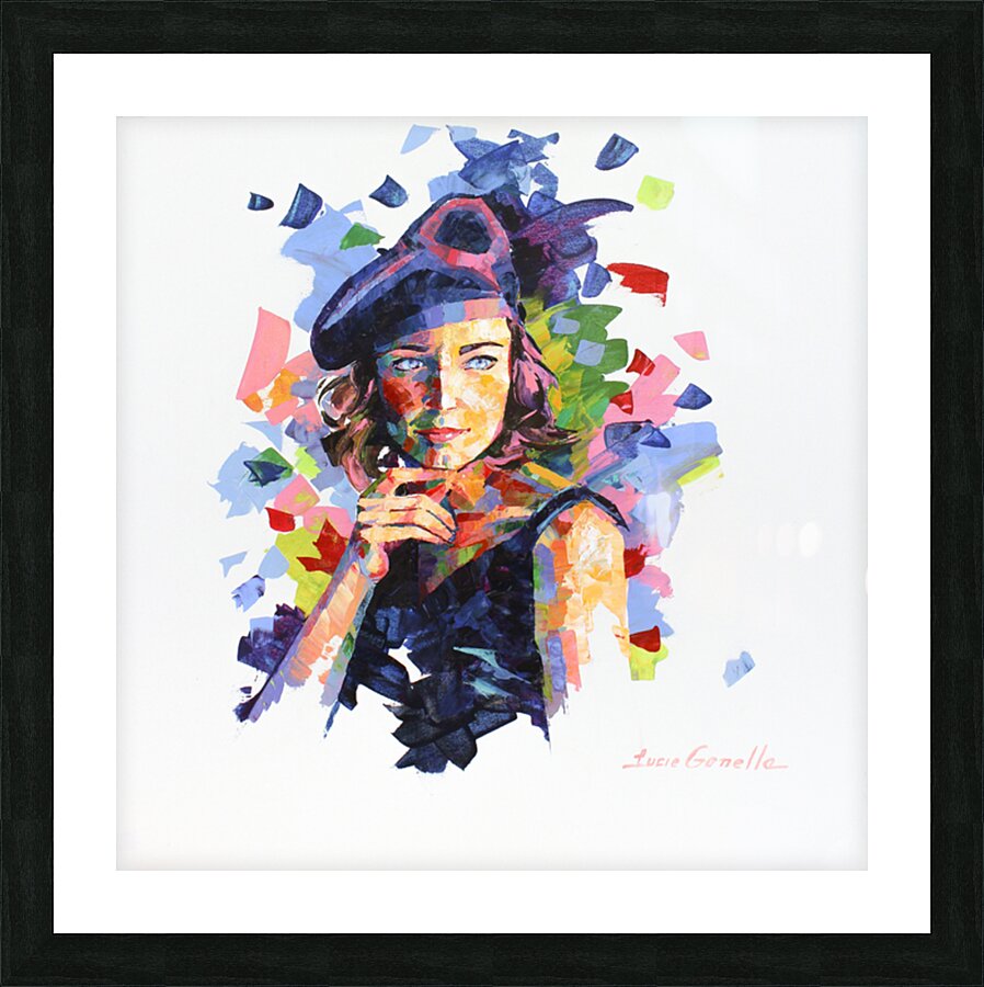 1017 - Collegue  Picture Frame print