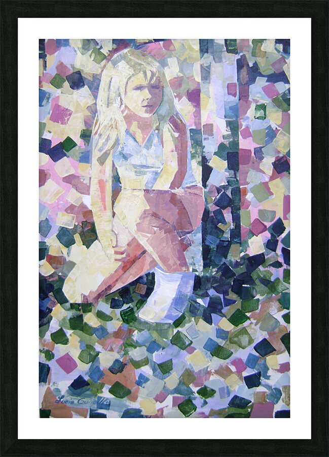  1026 - Mon ange                            Picture Frame print