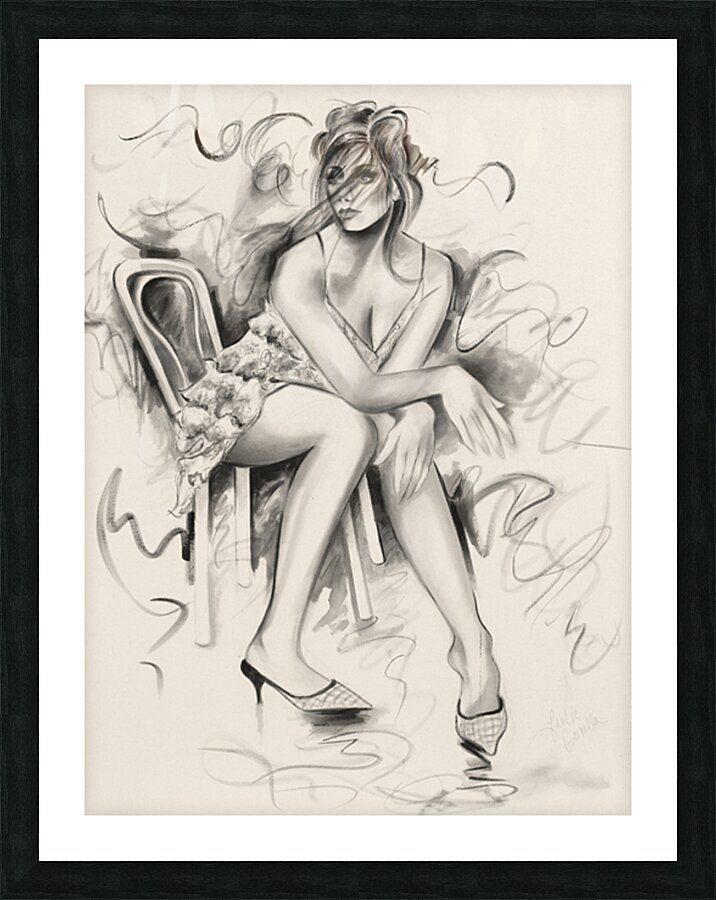 7501 - Amoureuse  Picture Frame print