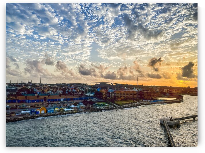 Arriving in Colorful Curacao at Sunrise by Debra Martz Photography