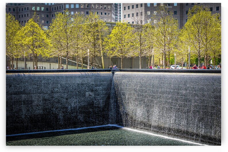 Waterfalls of September 11 Memorial Pool  by Debra Martz Photography
