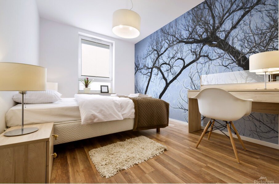 I Heart This Tree Painterly Mural print