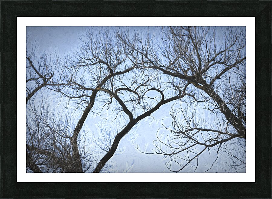 I Heart This Tree Painterly Picture Frame print