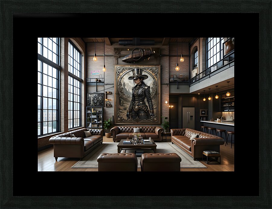  Loft  Wild West Steampunk Picture Frame print