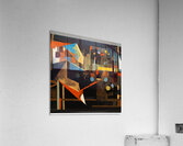 Side Light and Shadow: A Dramatic Study in Abstract Figuration” Acrylic Print