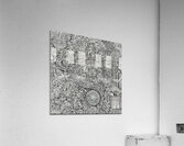 “Textural Flow: An Abstract Doodle Composition” Acrylic Print