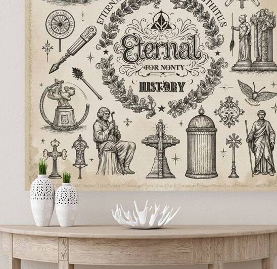 Premium Luxury Wall Art Design by oufkiy99