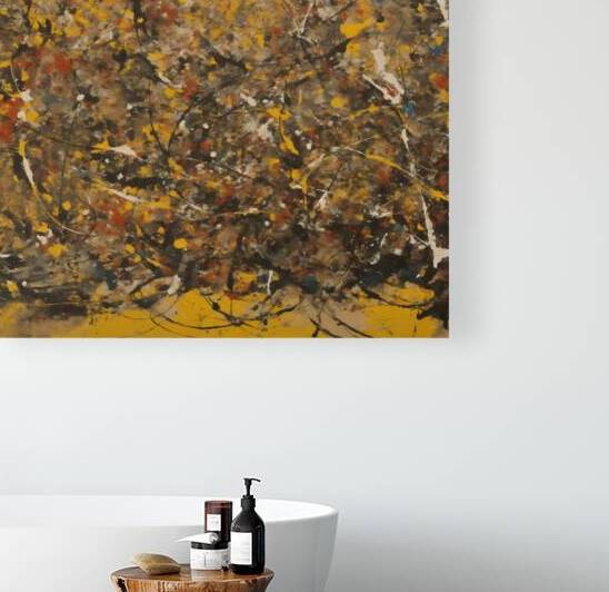“Rhythm and Chaos: A Journey into Pollock’s Abstract World” by oufkiy99