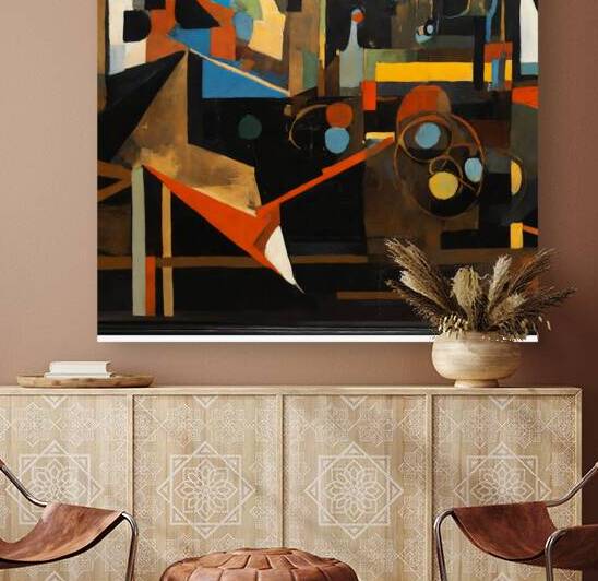 Side Light and Shadow: A Dramatic Study in Abstract Figuration” by oufkiy99