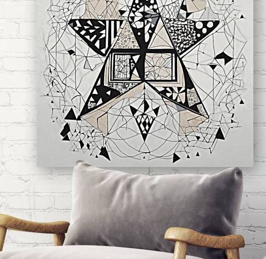 Holiday Geometry: Abstract Doodle Pad” by oufkiy99