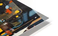 Side Light and Shadow: A Dramatic Study in Abstract Figuration” HD Metal print