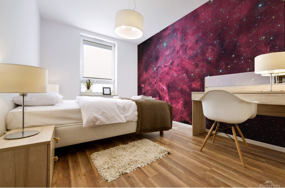 Flaming Star Nebula Mural print