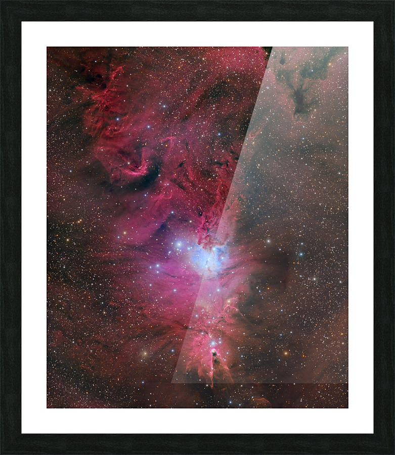 Cone Nebula Picture Frame print