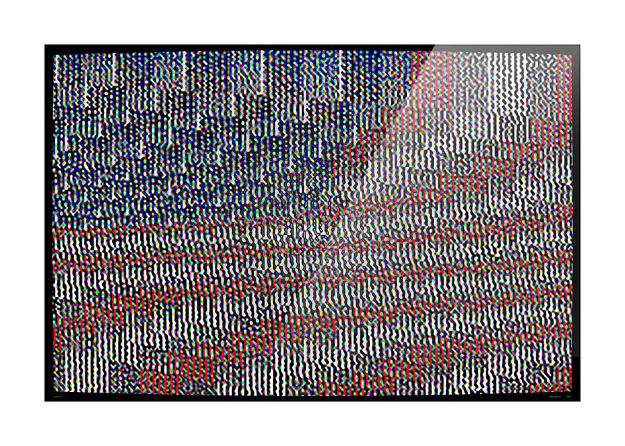 Spangled Picture Frame print
