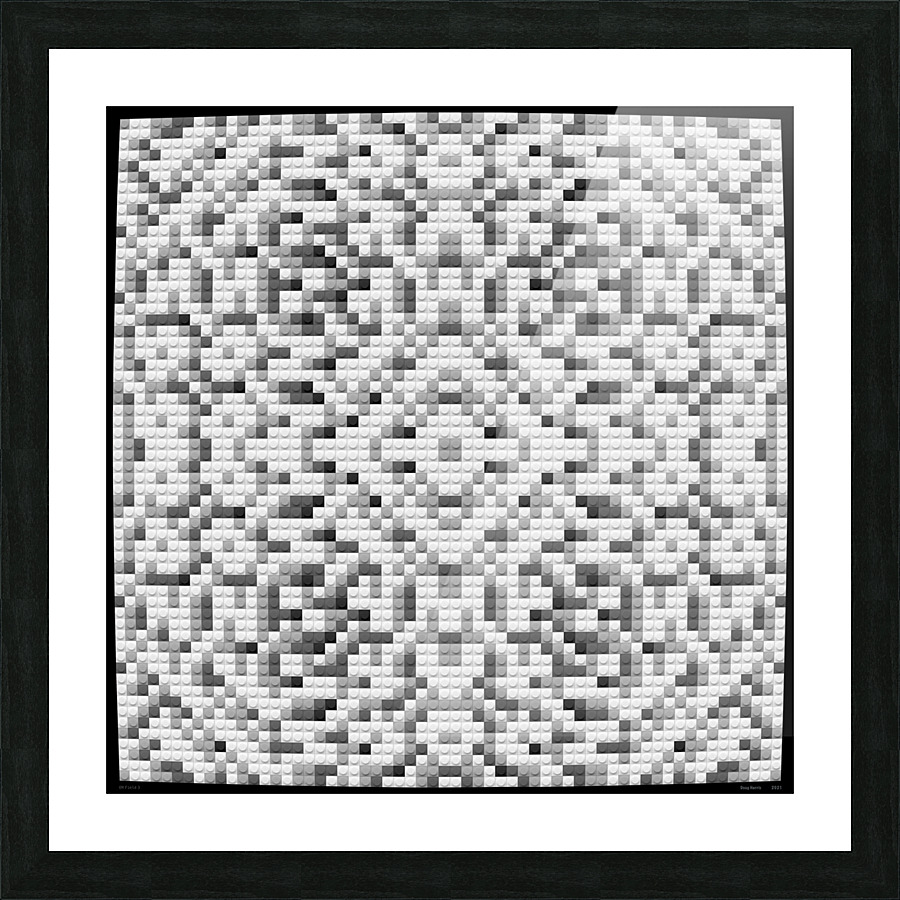 EM Field 03 Picture Frame print