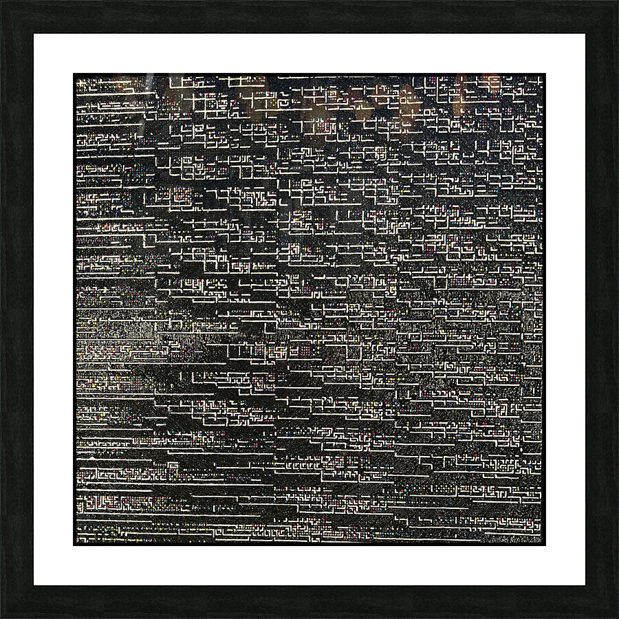 Grooves Picture Frame print