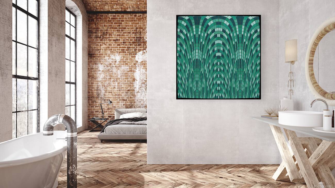 Gothic Teal Reproduction