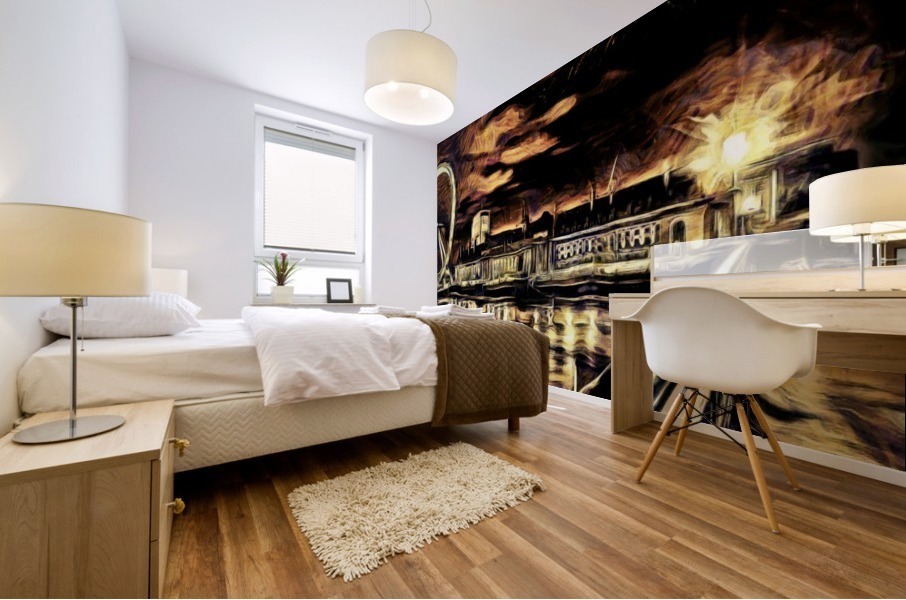sunset Mural print