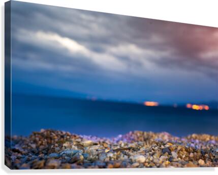 sea by night Canvas Print
