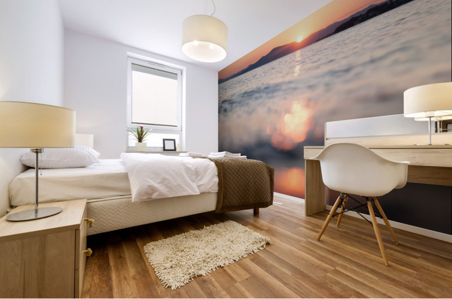 warm waters Mural print