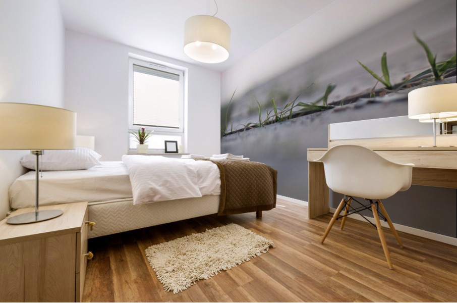 green Mural print