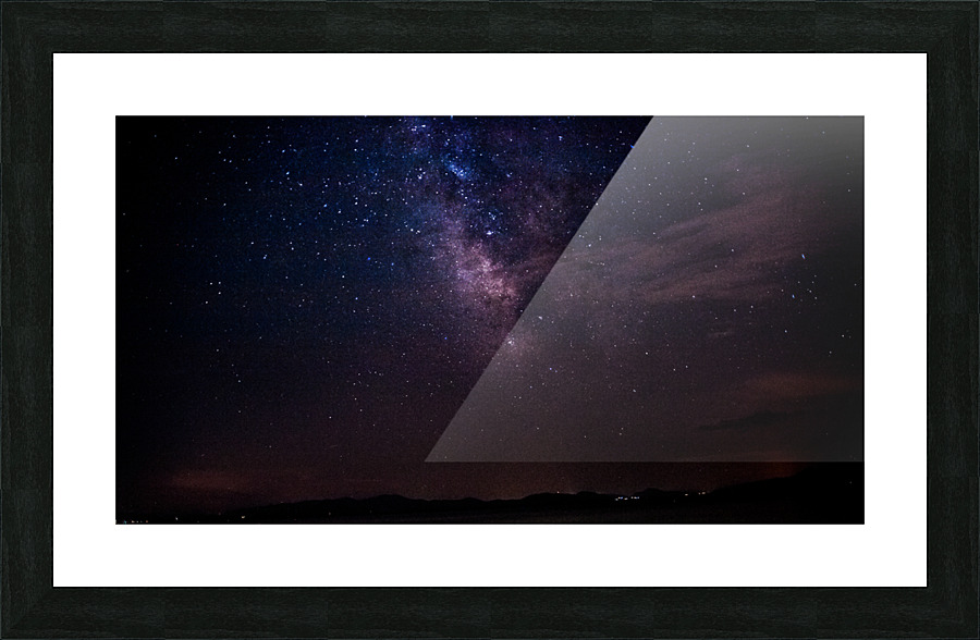 night sky Picture Frame print