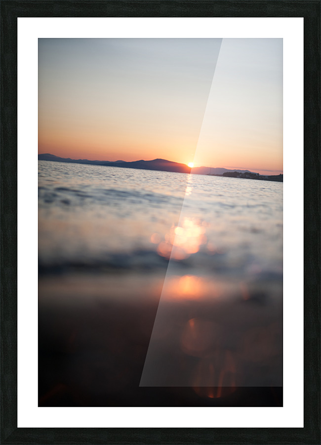 warm waters Picture Frame print