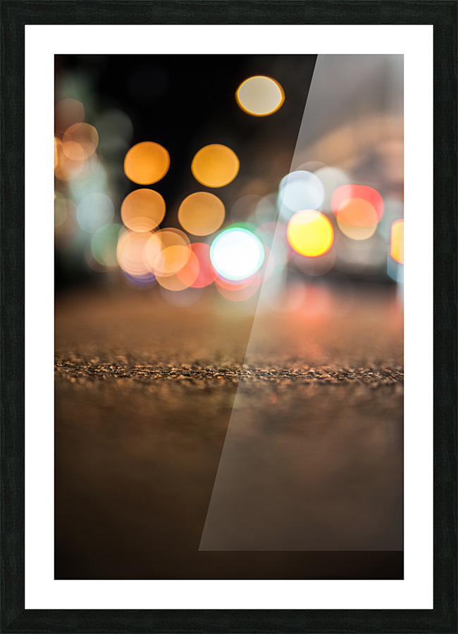 night road Picture Frame print