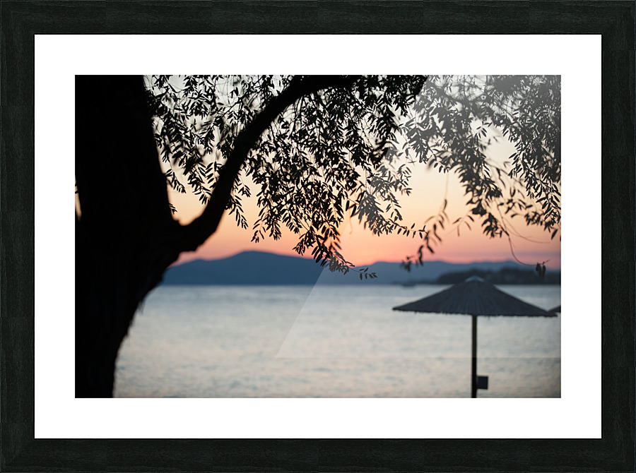 siluets again Picture Frame print