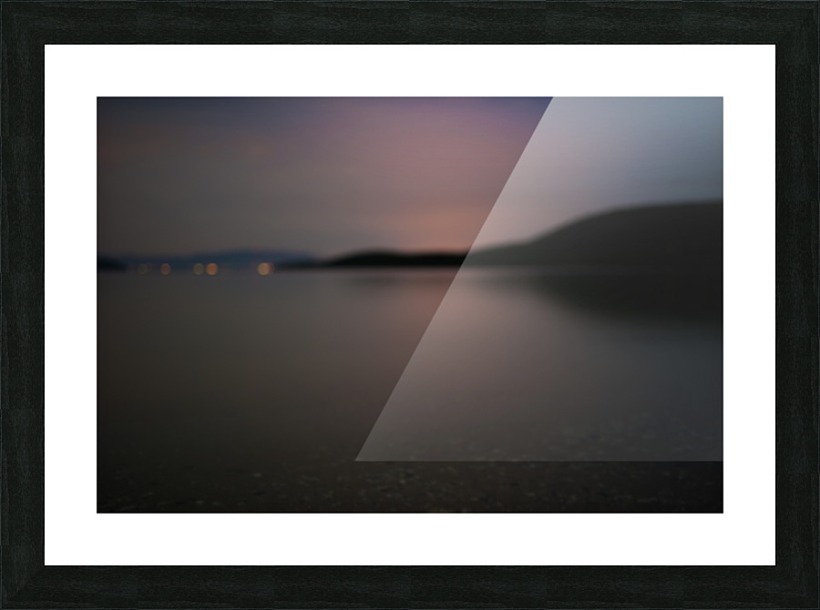 blurry waters Picture Frame print