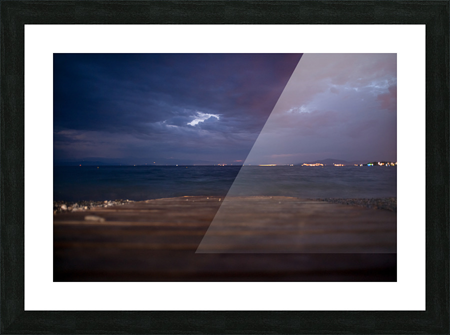 storm is comming Picture Frame print