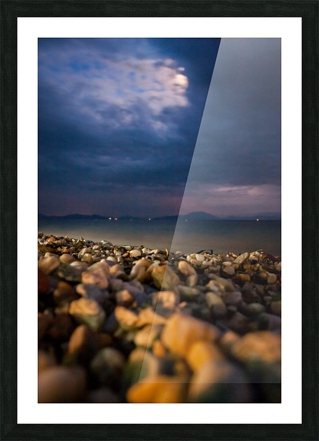 colourfull stones Picture Frame print