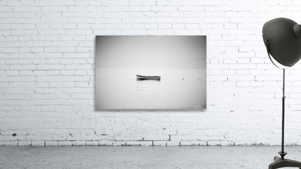 lonely boat Wall Preview